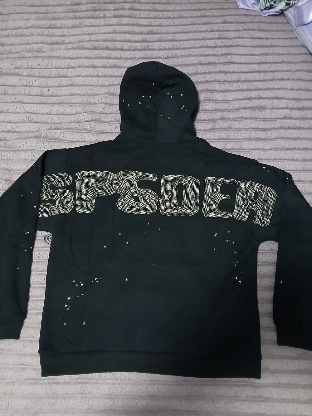 Sp5der Rhinestone Hoodie - Picture 4 of 6